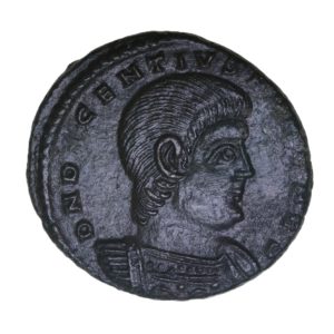Decentius AD 351-353 Bronze Follis Rome * British Find*