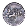 Roman Republic C. Vibius C. F. Pansa 90 BC Silver Denarius - Image 2