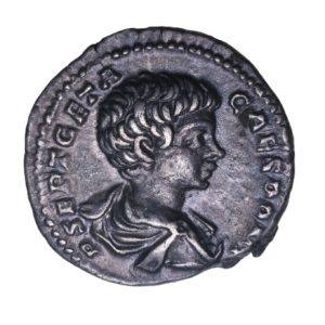 Geta as Caesar AD 209-211 Silver Denarius