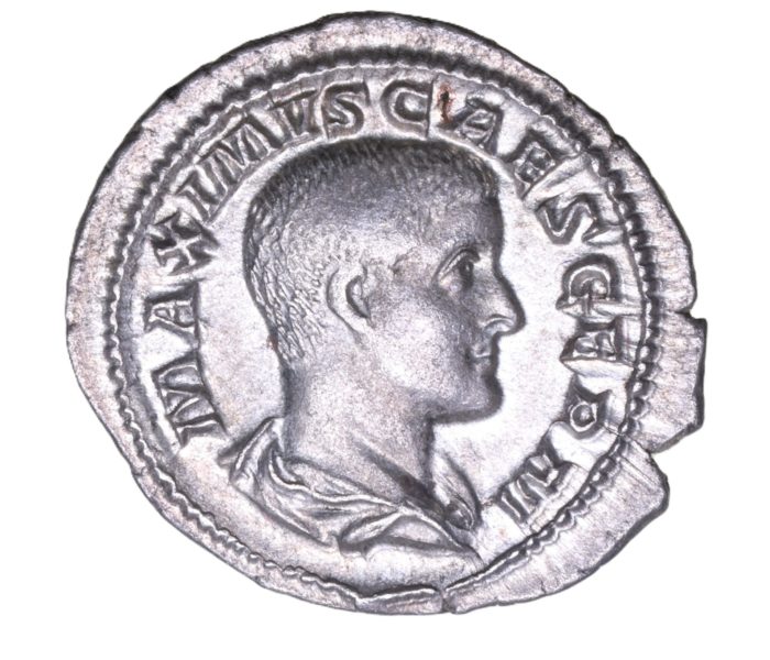 Maximus as Caesar AD 235-238 Silver Denarius