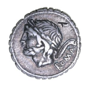 Roman Republic L. Memmius Galeria 106 BC Silver Denarius