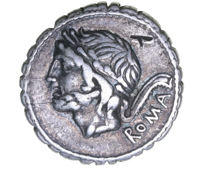 Roman Republic L. Memmius Galeria 106 BC Silver Denarius