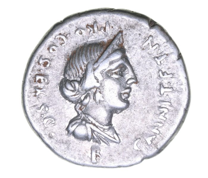 Roman Republic C. Luscus & L. Fabius 82 BC Silver Denarius