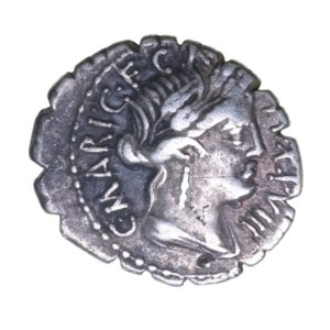 Roman Republic C. Marius Cf Capito 81 BC Silver Denarius