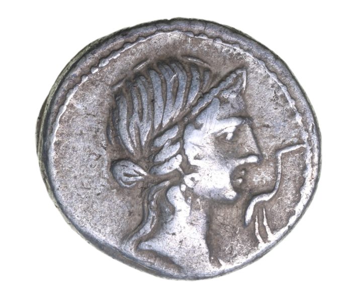 Roman Republic Q. Caecilius Metellus 81 BC Silver Denarius
