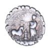 Roman Republic A. Postumius Albinus 81 BC Silver Denarius - Image 2