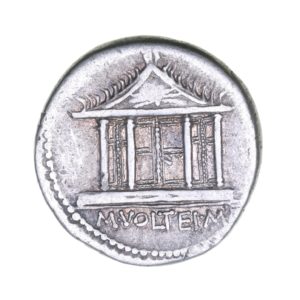 Roman Republic M. Volteius M. f. 78 BC Silver Denarius