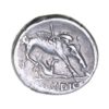 Roman Republic C. Hosidius Cf Geta 68 BC Silver Denarius - Image 2
