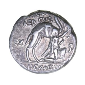 Roman Republic Scaurus & P. Hypsaeus 58 BC Silver Denarius