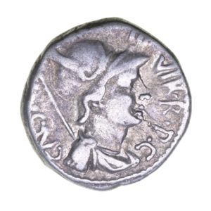 Roman Imperatorial Octavian 42 BC Silver Denarius