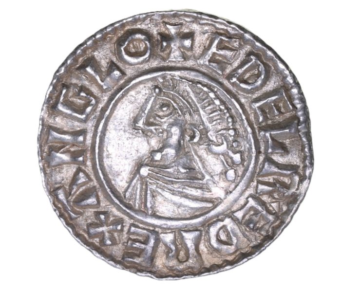 Aethelred II AD 978-1016 Silver Penny Last Small Cross London
