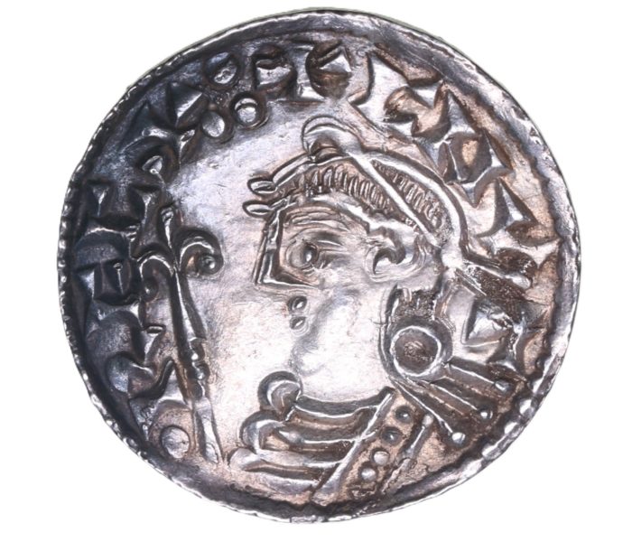 Cnut AD 1016-1035 Silver Penny Short Cross type Lincoln