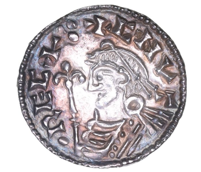 Cnut AD 1016-1035 Silver Penny Short Cross type Lincoln
