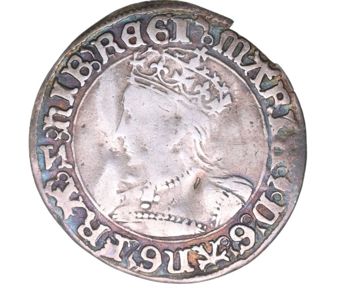 Mary AD 1553-1554 Silver Groat