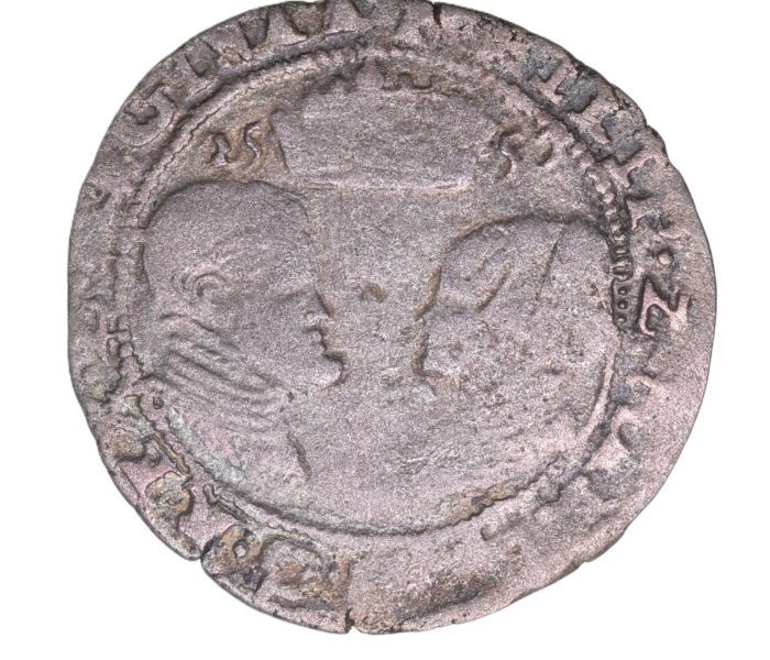Ireland Philip & Mary AD 1554-1558 Silver Groat