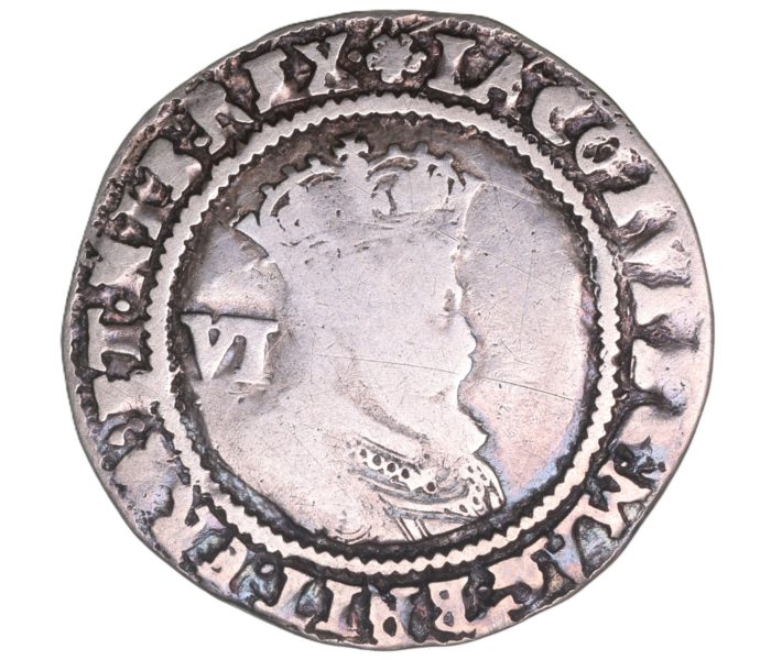 James I AD 1603-1625 Silver Sixpence