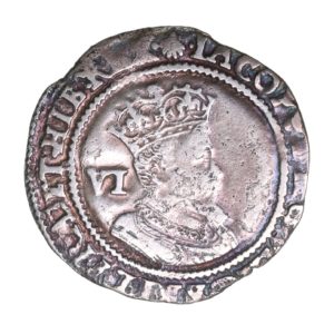 James I AD 1603-1625 Silver Sixpence