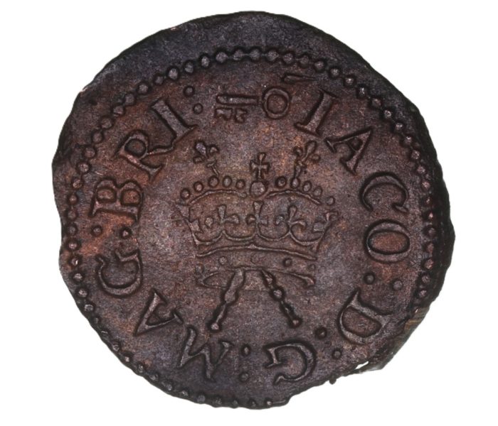 James I AD 1603-1625 Copper Farthing