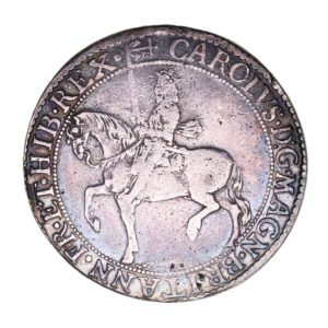 Charles I AD 1625-1649 Silver Halfcrown Nicholas Briots 2nd  Milled issue