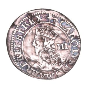 Charles I AD 1625-1649 Silver Threepence York