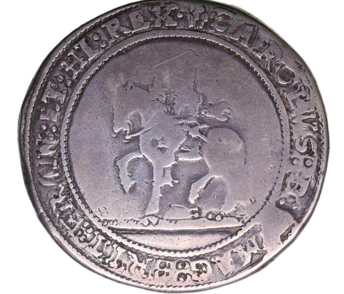 Charles I AD 1625-1649 Silver Half Pound Shrewsbury AD 1642 English Civil War