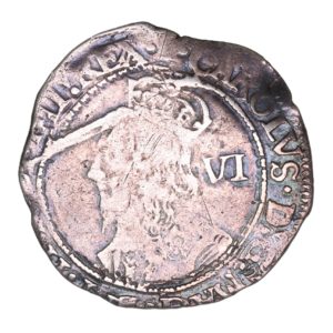 Charles I AD 1625-1649 Silver Sixpence