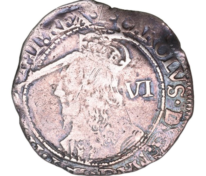 Charles I AD 1625-1649 Silver Sixpence