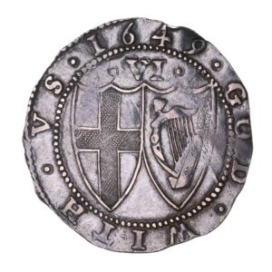 Commonwealth AD 1649-1660 Silver Sixpence
