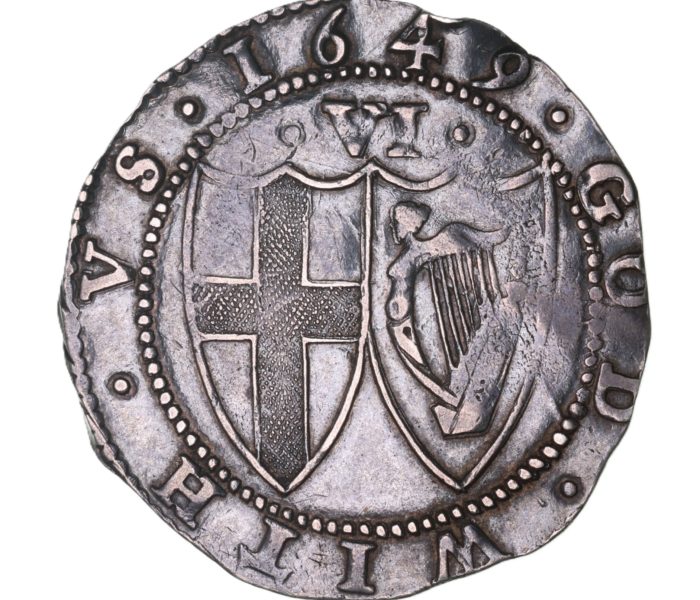 Commonwealth AD 1649-1660 Silver Sixpence
