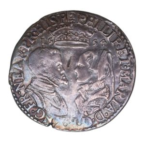 Philip & Mary AD 1554-1558 Silver Shilling