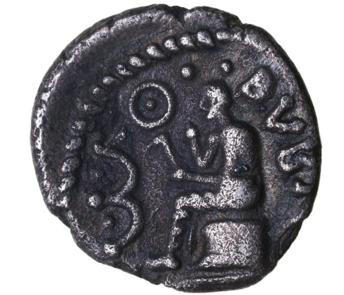 Cantiaci Dubnovellaunos 25 BC-AD 5 Silver Unit *Spink COE Plate Coin*