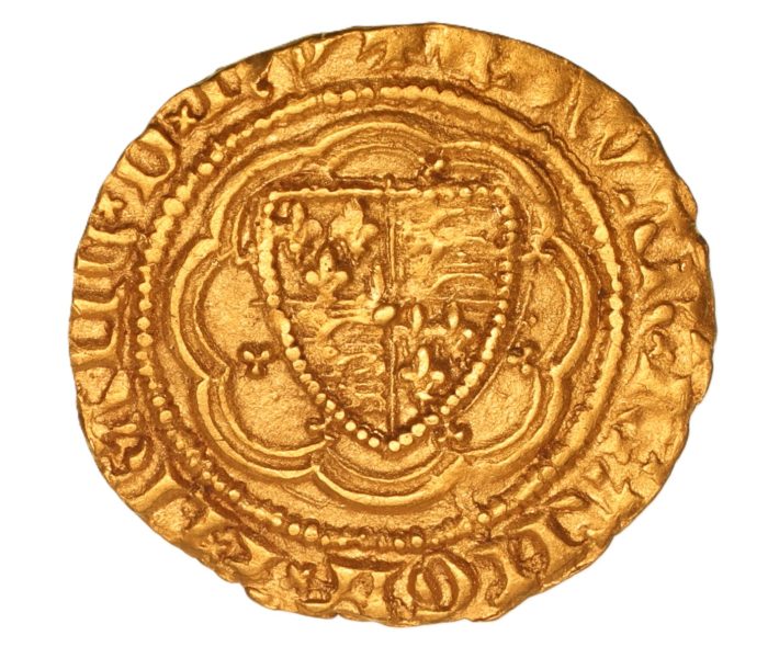 Edward III AD 1327-1377 Gold Quarter Noble