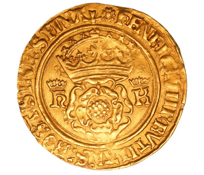 Henry VIII AD 1509-1547 Gold Crown of the Double Rose