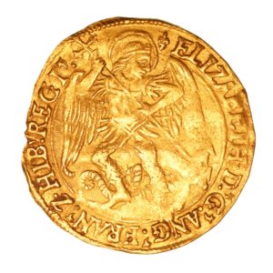 Elizabeth I AD 1558-1603 Gold Angel