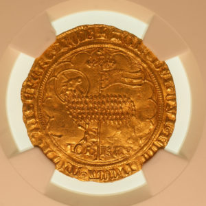 France Jean II (The Good) AD 1350-1364 Gold Mouton D'or *NGC Graded MS62*