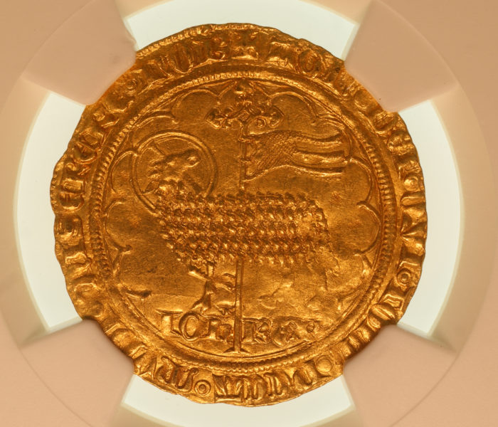 France Jean II (The Good) AD 1350-1364 Gold Mouton D'or *NGC Graded MS62*