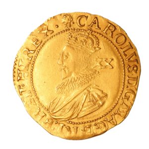 Charles I AD 1625-1649 Gold Unite Group B