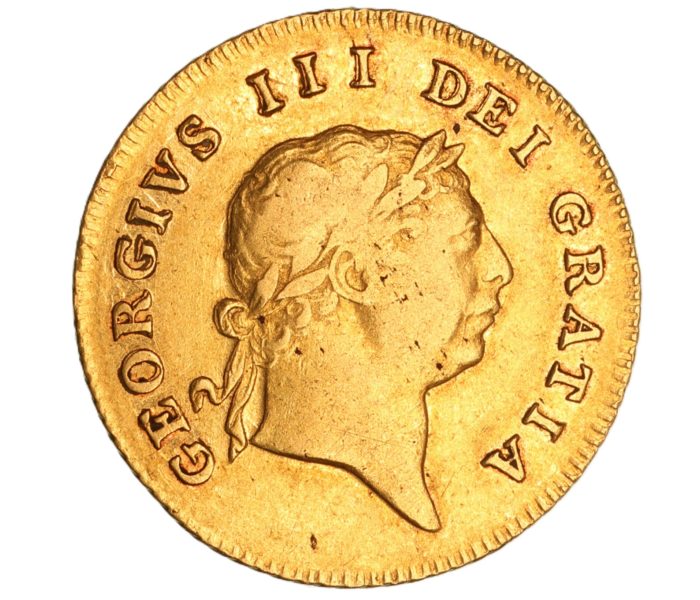 George III AD 1760-1820 Gold Half Guinea AD 1806