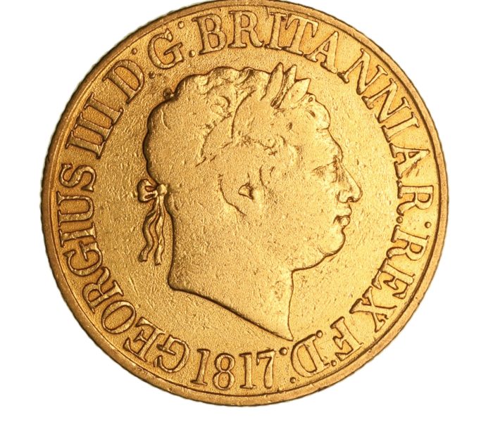 George III AD 1760-1820 Gold Sovereign AD 1817