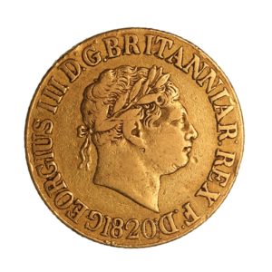 George III AD 1760-1820 Gold Sovereign AD 1820