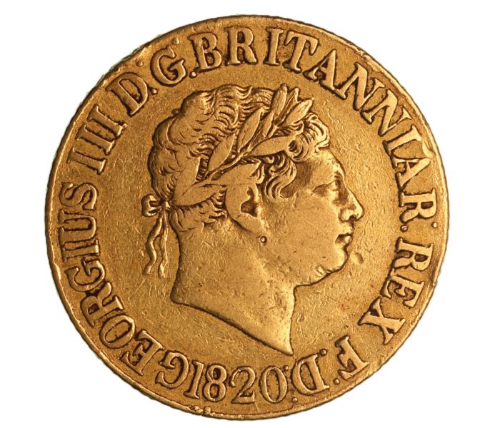 George III AD 1760-1820 Gold Sovereign AD 1820