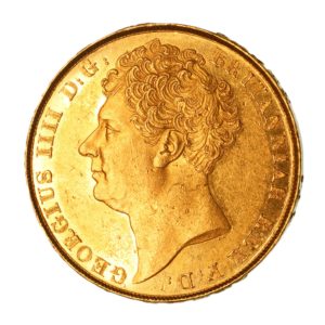 George IV AD 1820-1830 Gold Two Pounds AD 1823