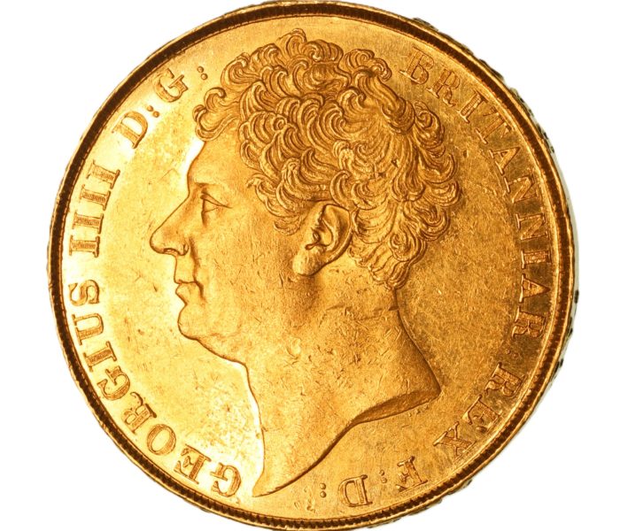 George IV AD 1820-1830 Gold Two Pounds AD 1823