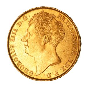 George IV AD 1820-1830 Gold Two Pounds AD 1823