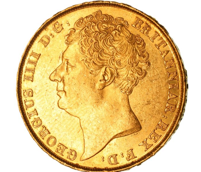 George IV AD 1820-1830 Gold Two Pounds AD 1823