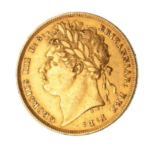 George IV AD 1820-1830 Gold Sovereign AD 1821