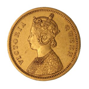 British India Queen Victoria AD 1837-1901 Gold Mohur AD 1862