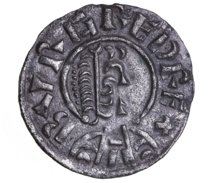 Kings of Mercia Burgred AD 852-874 Silver Penny Lunettes type