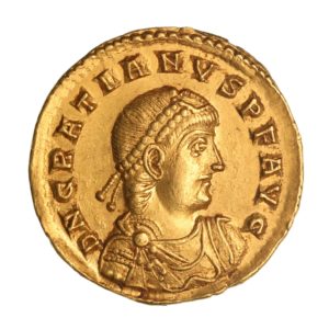 Gratian AD 367-383 Gold Solidus Trier