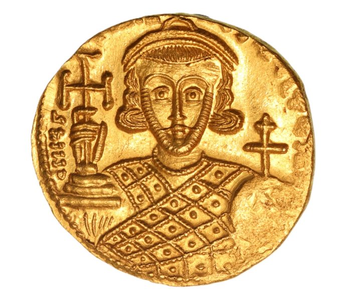 BYZANTINE Justinian II AD 705-711 Gold Solidus *High Grade*